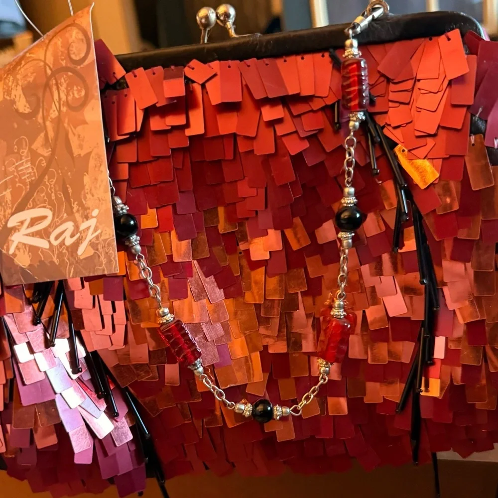 Women's Free People Red Purse One Size - Picture 2 of 3